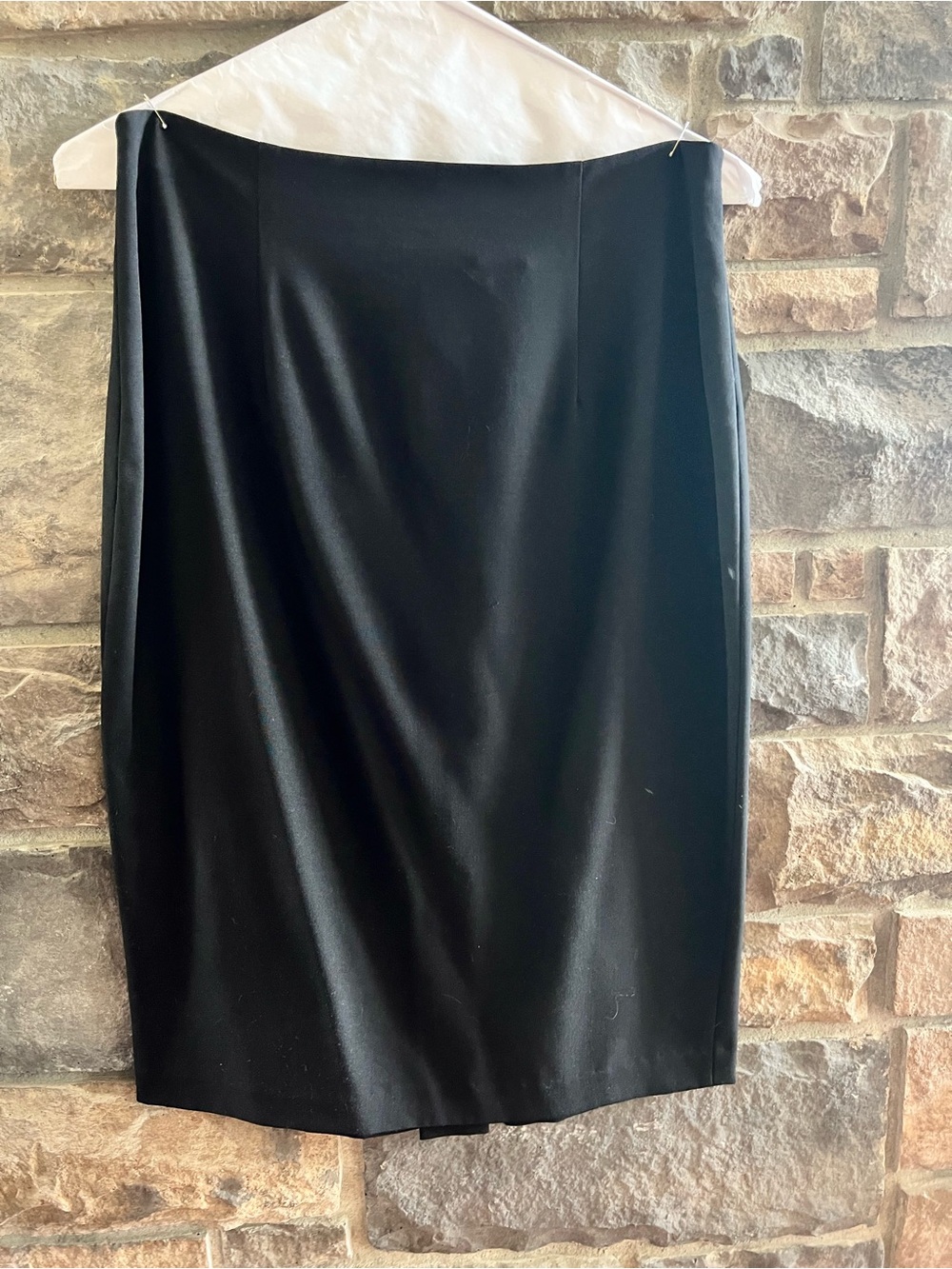 Classic Black Pencil Skirt - Women's